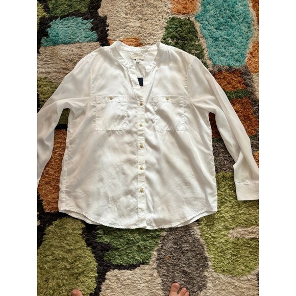 Lucky Brand Poplin Shirt - Picture 5 of 10